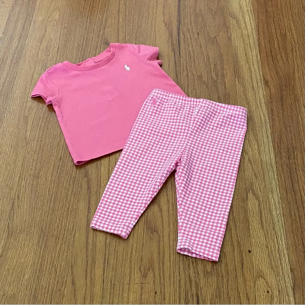 Ralph Lauren Baby Girl Matching Set